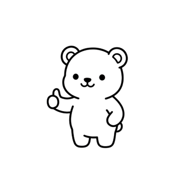 TrenT Bear thumbs up